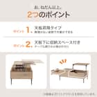 昇降センターテーブル(PH02 100 WW) 3枚目画像