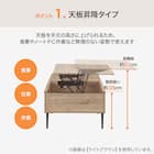 昇降センターテーブル(PH02 100 WW) 4枚目画像