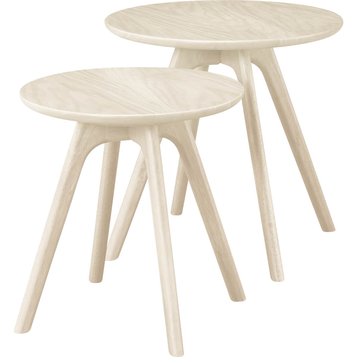 ネストテーブル DT01 WW(2個セット) | ニトリネット【公式】 家具