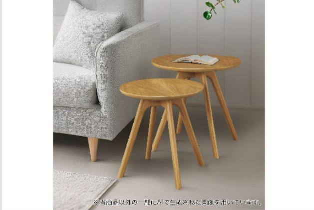 ﾈｽﾄﾃｰﾌﾞﾙ DT01 LBR(2ｺｾｯﾄ) | ニトリネット【公式】 家具・インテリア通販