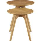 ネストテーブル DT01 LBR(2個セット) 2枚目画像