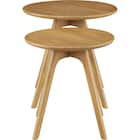 ネストテーブル DT01 LBR(2個セット) 2枚目画像