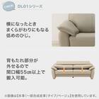 傷・汚れに強い 2人掛けソファ 合皮タイプ (DL01 Nシールド IV) 2枚目画像