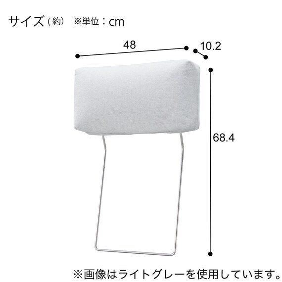 【CS03専用】ヘッドレスト 布張りタイプ (CS03 GR) 7枚目画像
