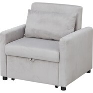 1人掛けソファベッド 布張りタイプ (BD02)