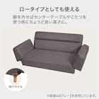 カジュアルソファ 布張りタイプ (DJ13 GY) 3枚目画像