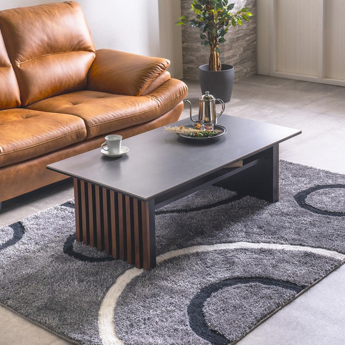 ■新品同様■センターテーブル　定価7万円程 昇降センターテーブル(AW18 BK) | ニトリネット【公式】 家具