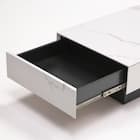 セラミック天板センターテーブル 引き出し付き (WH) 4枚目画像