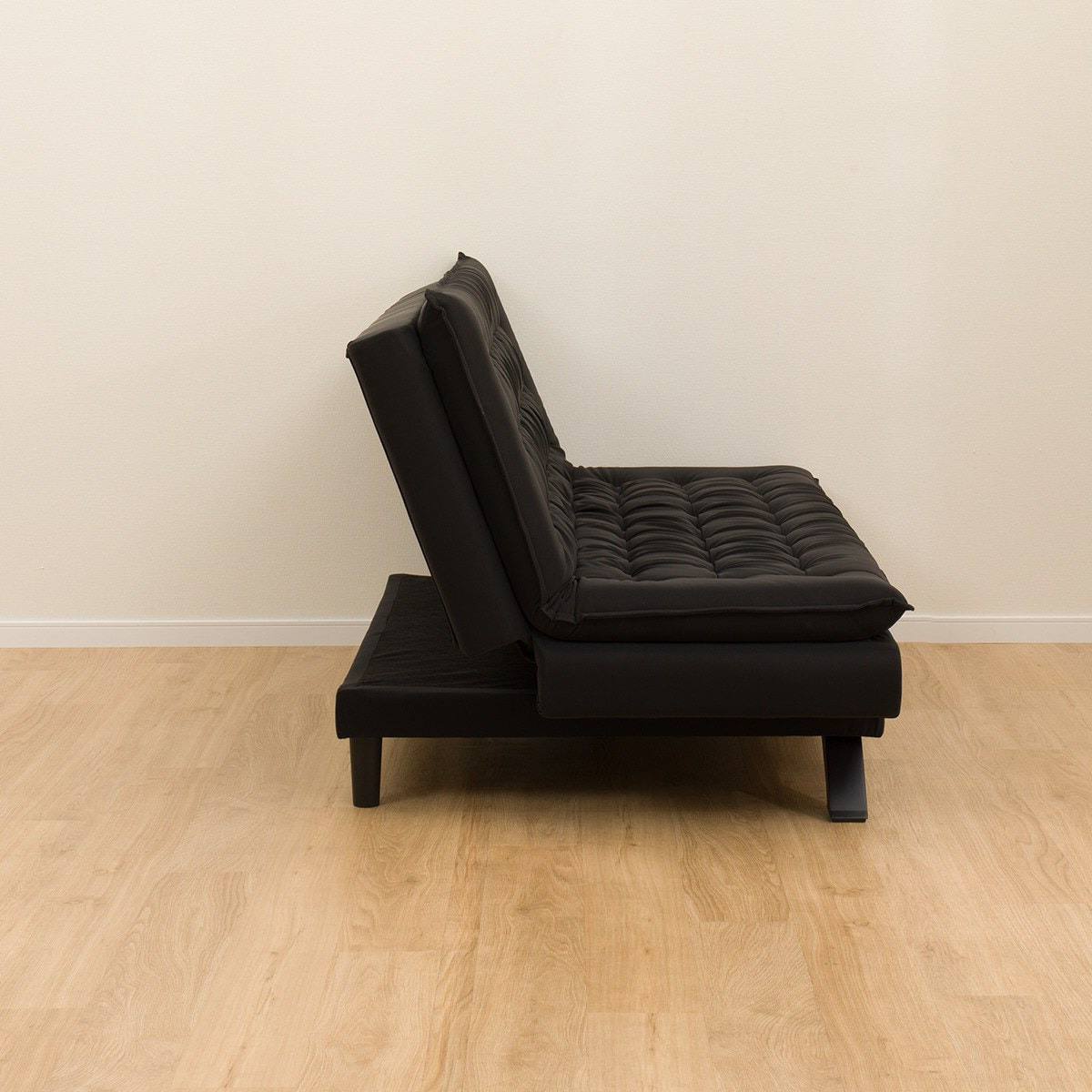 傷・汚れに強い ソファベッド 合皮タイプ (BD01 Nシールド 左