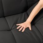 傷・汚れに強い ソファベッド 合皮タイプ(BD03 Nシールド BK) 12枚目画像