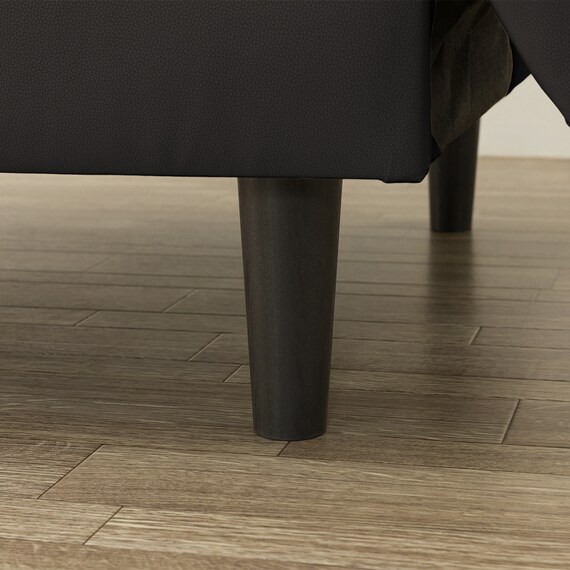 傷・汚れに強い ソファベッド 合皮タイプ(BD03 Nシールド BK) 13枚目画像