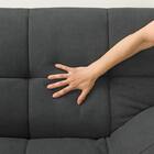 ソファベッド 布張りタイプ(BD03 DGY) 12枚目画像