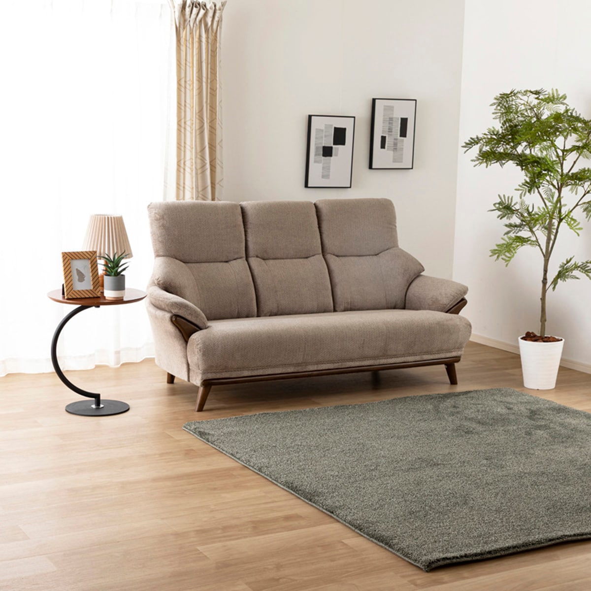 専用帯2994 2993 2990 2985 2497 2734 六点セット 3人掛け布張りソファ(コウテイ4 BE)【島忠ホームズ商品】 | ニトリ