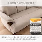 1人掛け布張りソファ(コウテイ4 GY)【島忠ホームズ商品】 5枚目画像