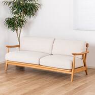 布張りソファ(ソル OAK)【島忠ホームズ商品】