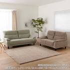 2人掛け布張りソファ(MK02S LGR)【島忠ホームズ商品】 6枚目画像