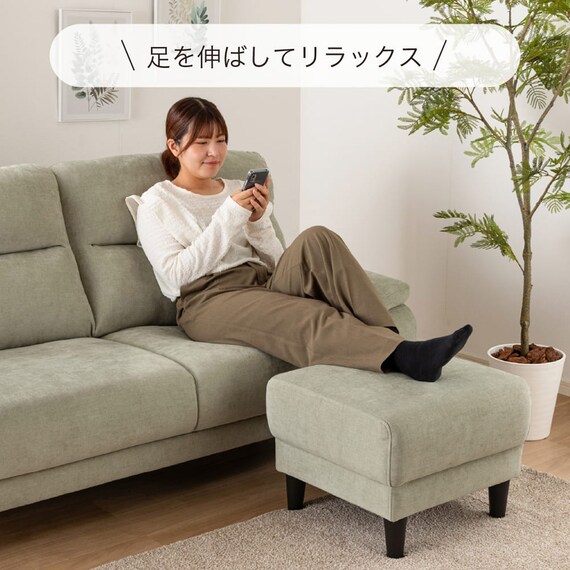 スツール(MK02S-FB GY)【島忠ホームズ商品】 2枚目画像