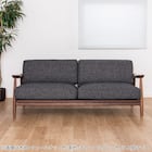 3人掛け布張りソファ(ソル WN/CHGY)【島忠ホームズ商品】 5枚目画像