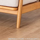 ワイド2人掛け布張りソファ(ソル OAK/CHGY)【島忠ホームズ商品】 10枚目画像