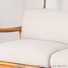 ワイド2人掛け布張りソファ(ソル WN/BE)【島忠ホームズ商品】 8枚目画像