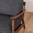 ワイド2人掛け布張りソファ(ソル WN/BE)【島忠ホームズ商品】 9枚目画像