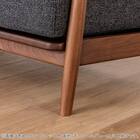 ワイド2人掛け布張りソファ(ソル WN/BE)【島忠ホームズ商品】 10枚目画像