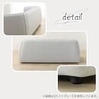 3人掛けソファ 布張りタイプ (リラックスラウンドSU01 LGY) 5枚目画像