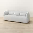 3人掛けソファ 布張りタイプ (リラックスラウンドSU01 LGY) 6枚目画像