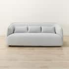 3人掛けソファ 布張りタイプ (リラックスラウンドSU01 LGY) 8枚目画像