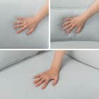 3人掛けソファ 布張りタイプ (リラックスラウンドSU01 LGY) 10枚目画像