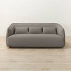 3人掛けソファ 布張りタイプ (リラックスラウンドSU01 GY) 8枚目画像