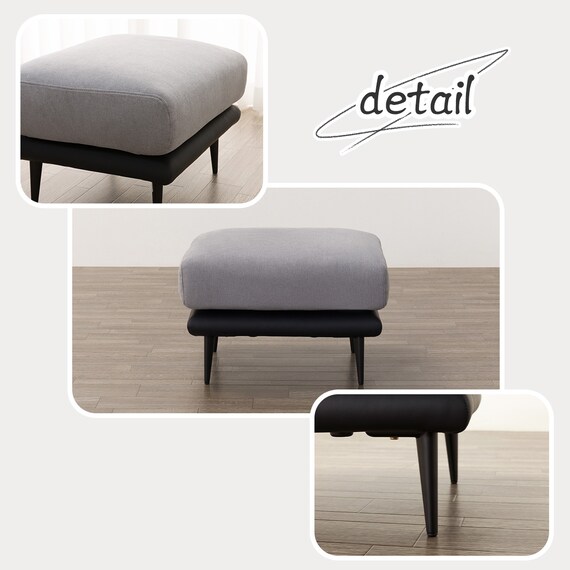 スツール 布張りタイプ (SV05 GY) 8枚目画像