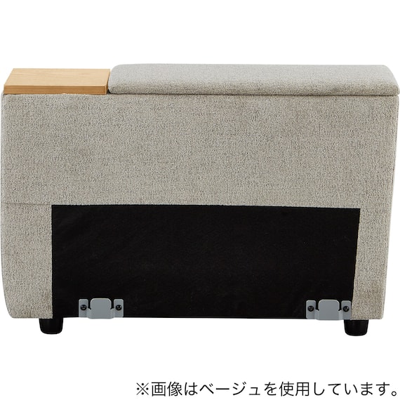 【KK6133専用】収納ユニット 布張りタイプ (KK6133 LGY) 4枚目画像