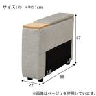 【KK6133専用】収納ユニット 布張りタイプ (KK6133 LGY) 7枚目画像