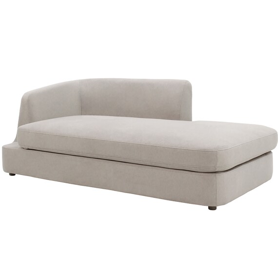 カウチソファ 布張りタイプ (SU02 LGY) 2枚目画像