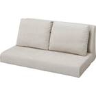 2人掛けローソファ 布張りタイプ (XL14 BE) 1枚目画像