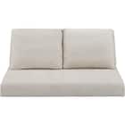 2人掛けローソファ 布張りタイプ (XL14 BE) 2枚目画像