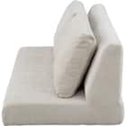 2人掛けローソファ 布張りタイプ (XL14 BE) 3枚目画像