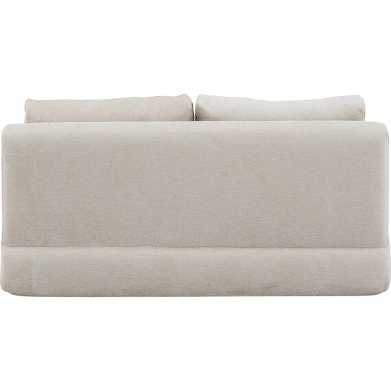 2人掛けローソファ 布張りタイプ (XL14 BE) 4枚目画像