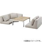 2人掛けローソファ 布張りタイプ (XL14 BE) 22枚目画像