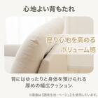 カジュアルソファ 布張りタイプ (パック5 BE) 4枚目画像