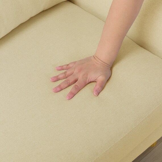 カジュアルソファ 布張りタイプ (パック5 LgYE) 16枚目画像