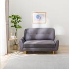 カジュアルソファ 布張りタイプ (パック5 SP ベロア調生地 DGY) 10枚目画像