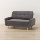 カジュアルソファ 布張りタイプ (パック5 SP ベロア調生地 DGY) 11枚目画像