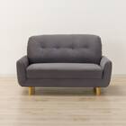 カジュアルソファ 布張りタイプ (パック5 SP ベロア調生地 DGY) 12枚目画像