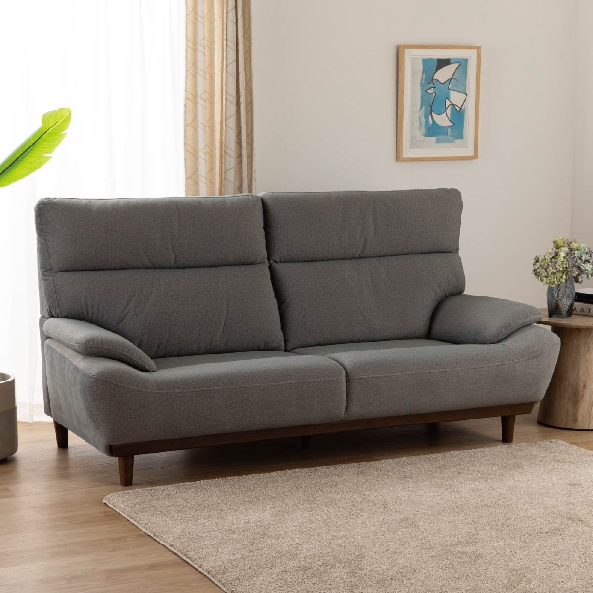 2人掛け布張りソファ(キース GY)【島忠ホームズ商品】 | ニトリネット