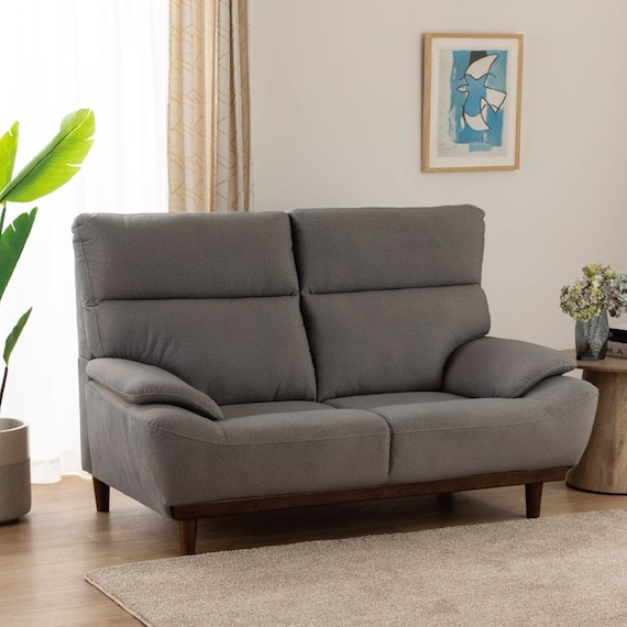 2人掛け布張りソファ(キース GY)【島忠ホームズ商品】 1枚目画像