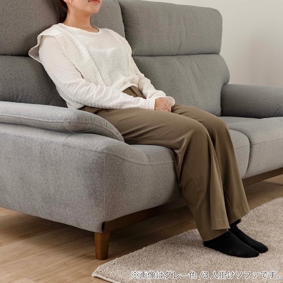 2人掛け布張りソファ(キース GY)【島忠ホームズ商品】 17枚目画像