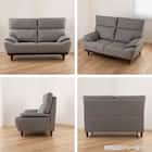 2人掛け布張りソファ(キース GY)【島忠ホームズ商品】 19枚目画像