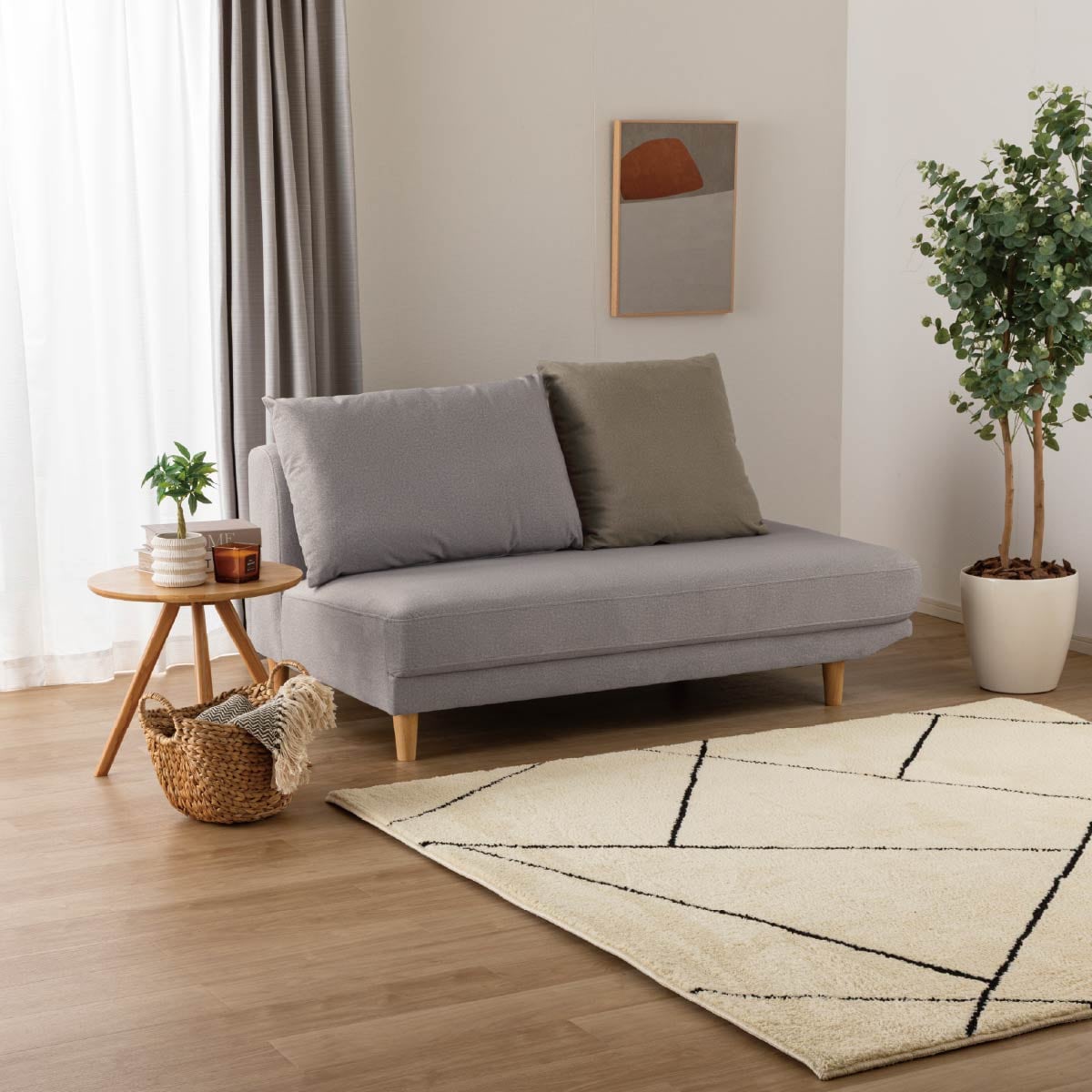 布張り2人掛けソファL(リック GY)【島忠ホームズ商品】 | ニトリネット